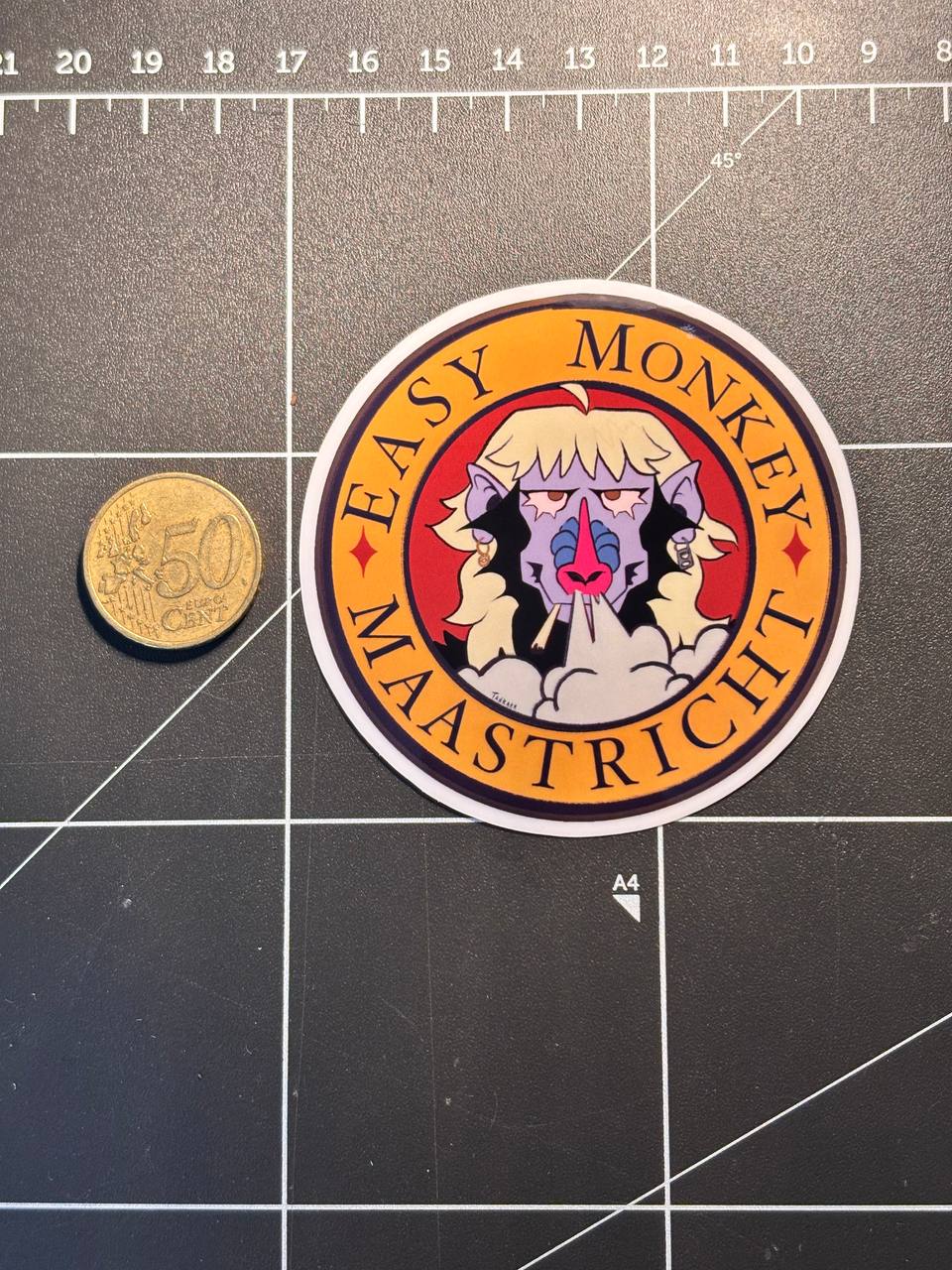 Easy Monkey — autocollant — visuel 1